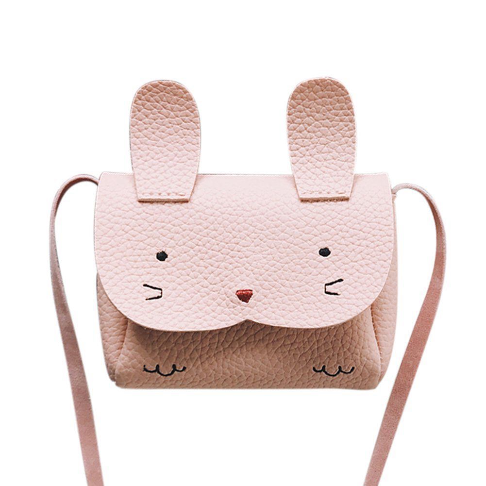 Mini Shoulder Bag Children Messenger Bag Bebe Girls Handbag Cute Rabbit Shoulder Crossbody Bag - ebowsos