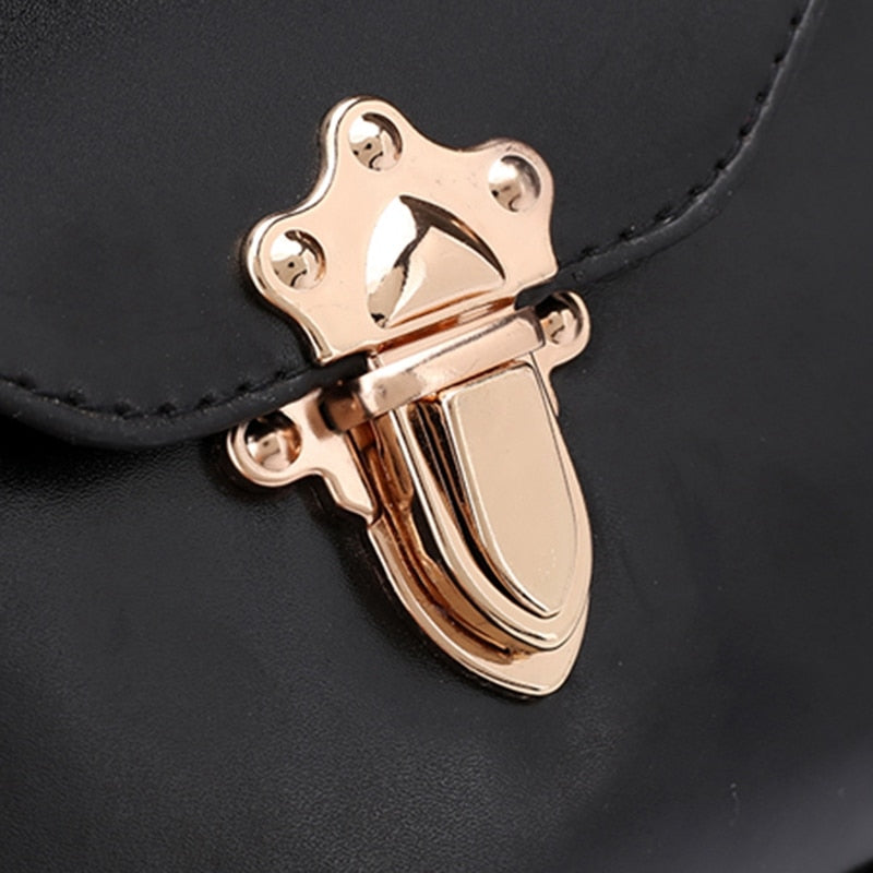 New Color Scarf European And American Fashion Mortise Lock Shoulder Oblique Money Small Square Bag Shopping Messenger Bag - ebowsos