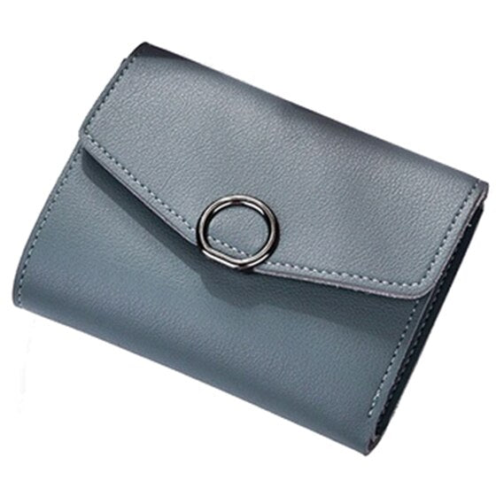 New Fashion Women PU Leather Wallet Clutch Purse Lady Short Bag Hot - ebowsos