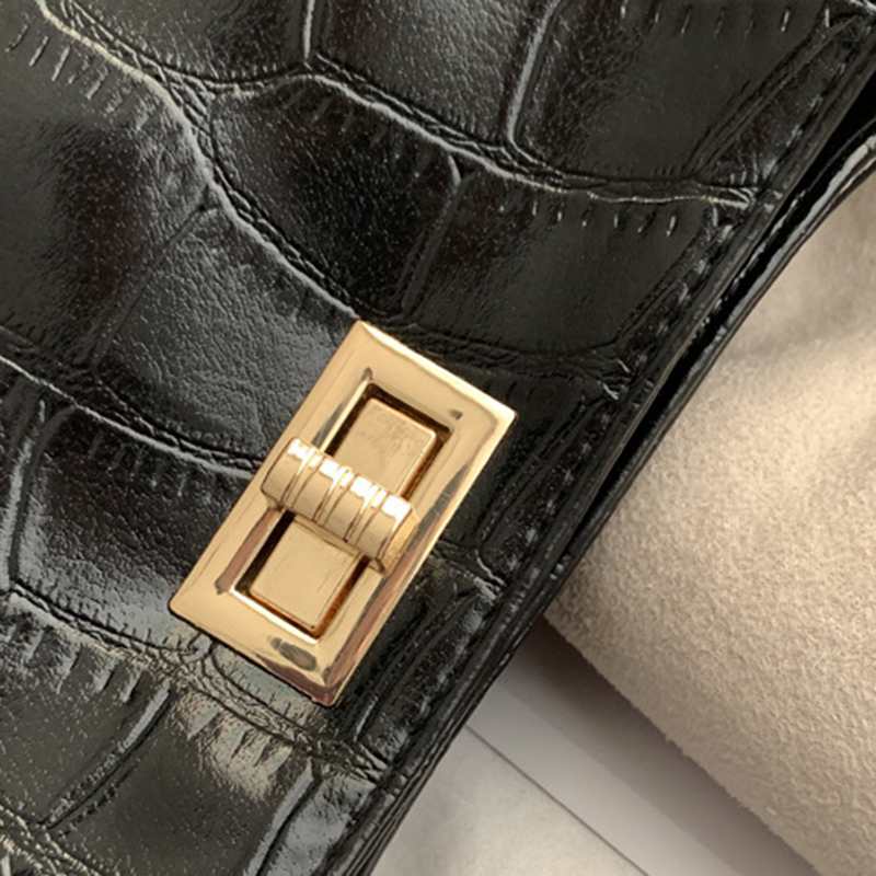 New Mini Bag Fashion Trend Stone Pattern Buckle Small Square Shoulder Bag Ladies Female Clutches Handbag - ebowsos