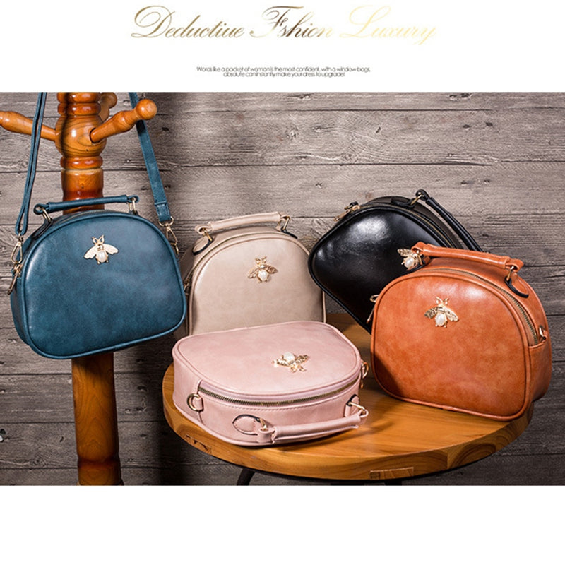 New Mini Bags For Women Vintage Casual Crossbody Bag Ladies Luxury Handbags Women Leather Shoulder Messenger Bag - ebowsos