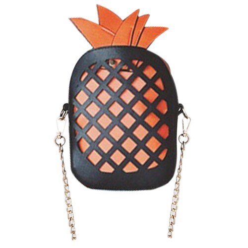 New Personalized Pineapple Bag Contrast Color Chain Shoulder Messenger Bag Mini  Girls Gift - ebowsos