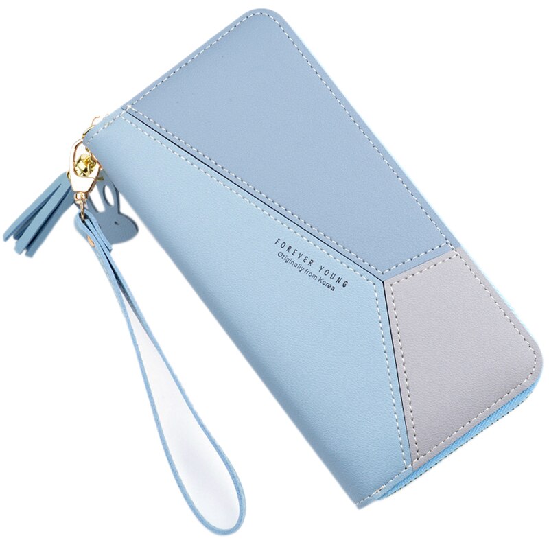 New Pu Women Wallet Best Design Big Capacity Fashion Wallet Female Girls Card Holder Phone Pocket Purse Long Clutch Coin - ebowsos