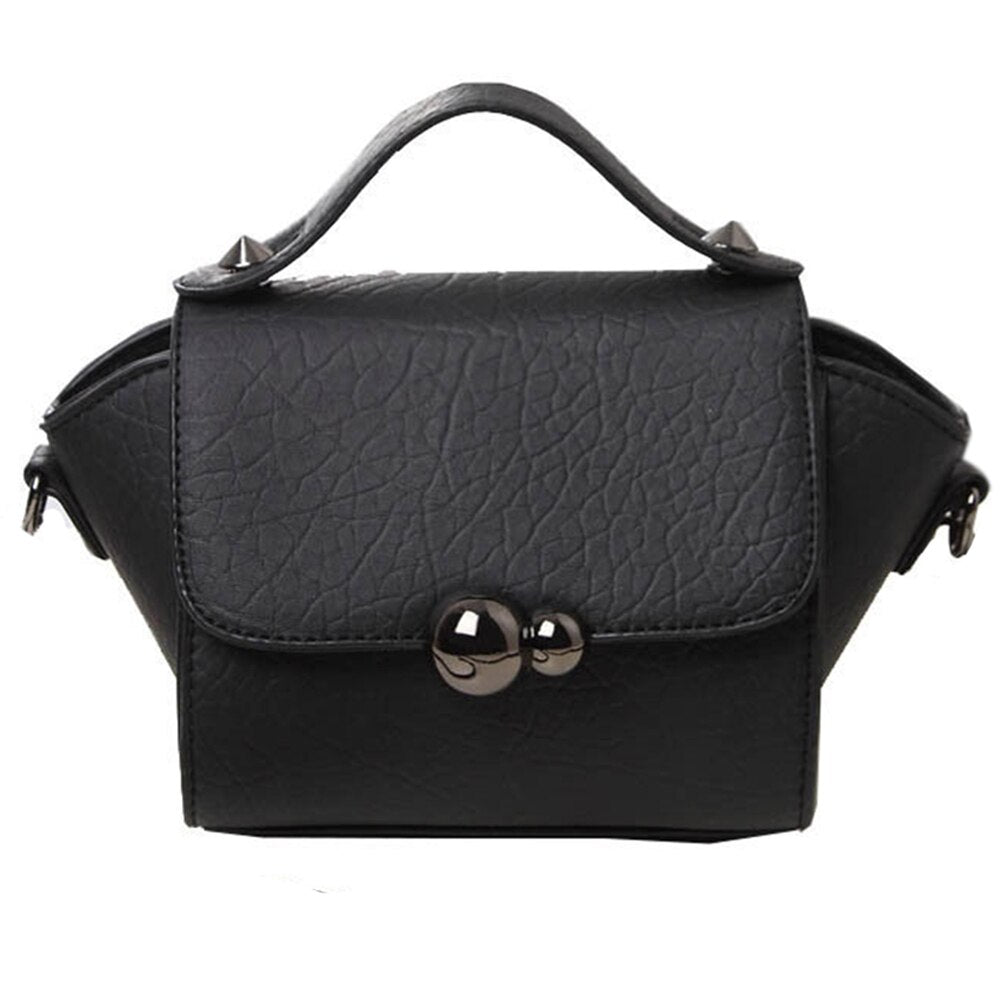 New Spring and Summer Women Bags Gourd Lock Button Portable Small Top-Handle Bags Women Shoulder Bag - ebowsos