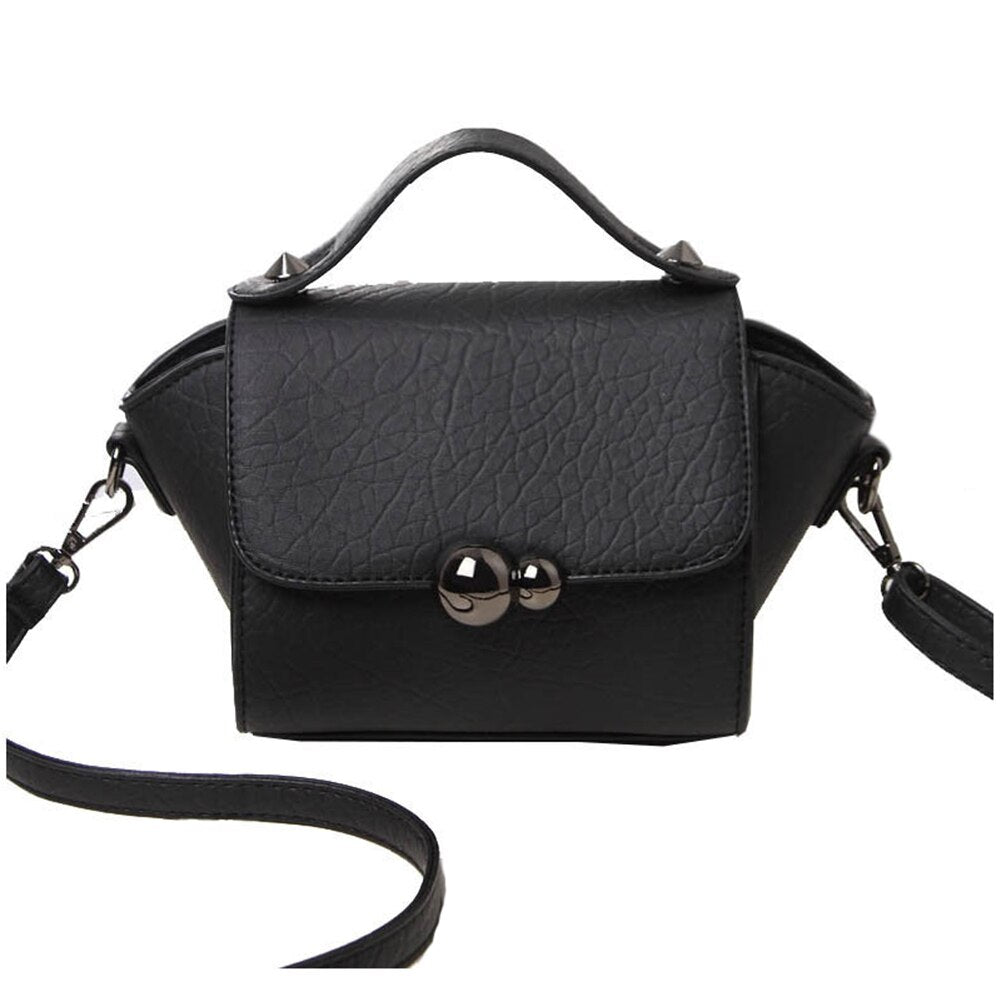 New Spring and Summer Women Bags Gourd Lock Button Portable Small Top-Handle Bags Women Shoulder Bag - ebowsos