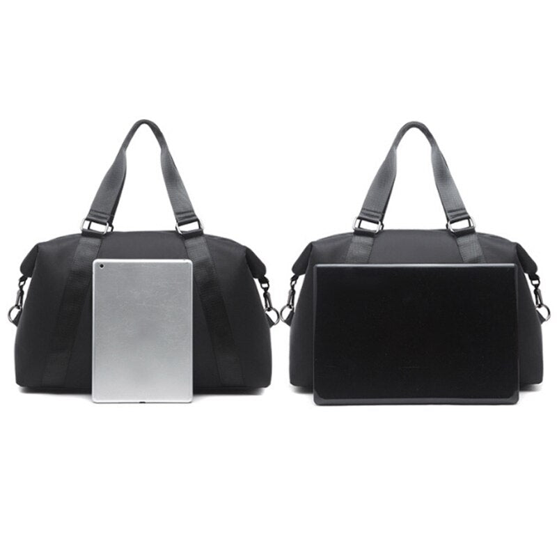 New Waterproof Large Capacity Travel Bag Male Sports Shoulder Bag Korean Fitness Yoga Portable Messenger Bag Female Tide - ebowsos