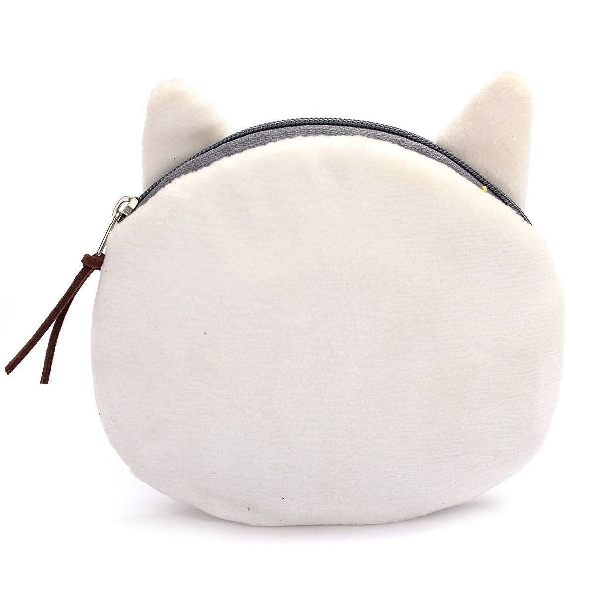 Noctilucent Cat Zipper Coin Case Purse Wallet Pouch Handbag Bag - ebowsos