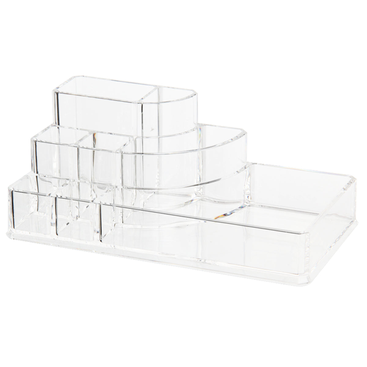 Organizer  Box Acrylic Cosmetic Display box for Makeup  transparent - ebowsos