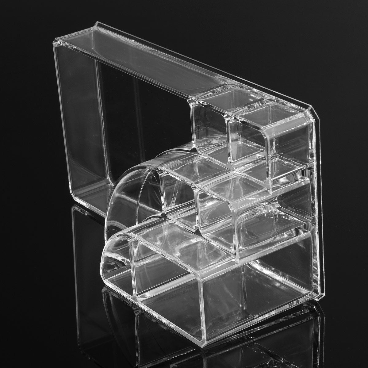 Organizer  Box Acrylic Cosmetic Display box for Makeup  transparent - ebowsos