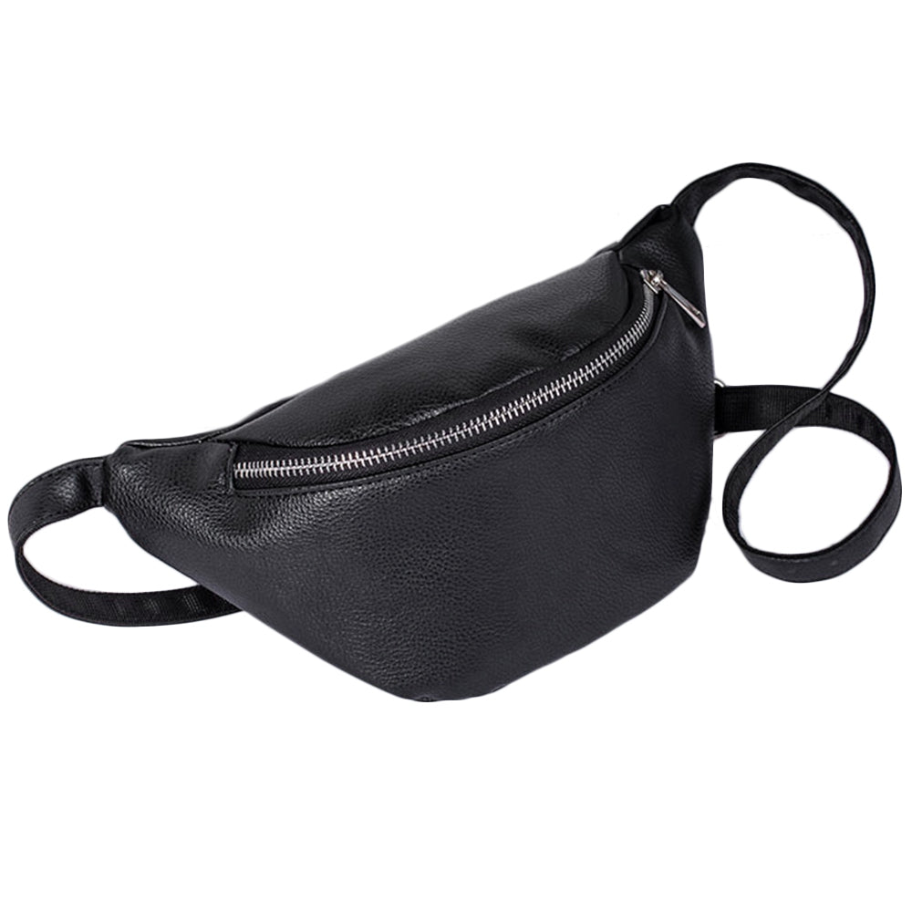Pack Waist Bag Heuptas Belt Bag Soft Leather Waistbag Waist Bag Waist Bag Waist Bags Leather Fanny Pack Black - ebowsos