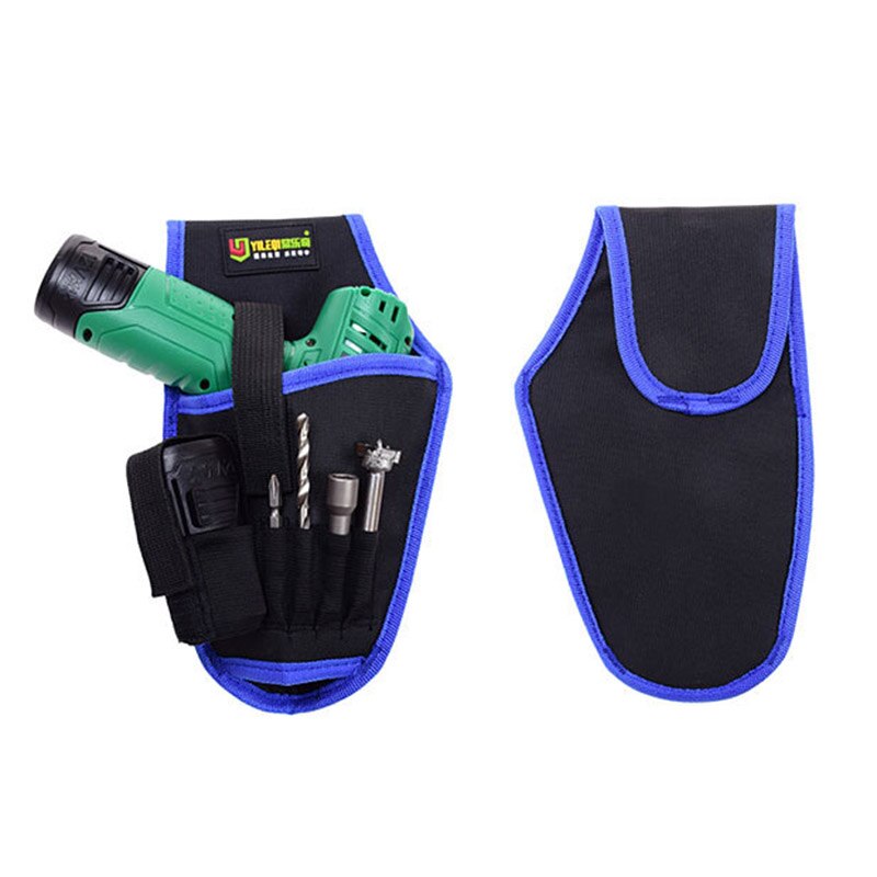 Portable Cordless Drill Holder Drill Cordless Screwdriver Waist Power Tool Bag Drill Waist Tool Belt Bag - ebowsos