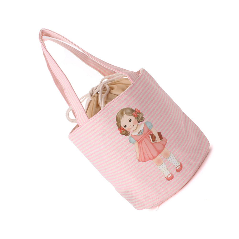 Portable Doll Lunch Bag Thermal Insulated Waterproof Cooler Picnic  NEWColors:Pink - ebowsos