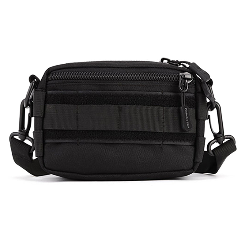 Protector Plus Black Woodland Tactical Utility Hip Pack Pouch Outdoor Nylon Messenger Bag Waist Bag - ebowsos