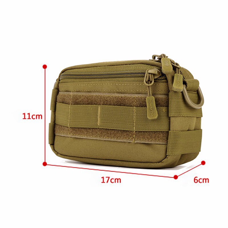 Protector Plus Woodland Utility Hip Pack Pouch Outdoor Nylon Messenger Bag Waist Bag - ebowsos