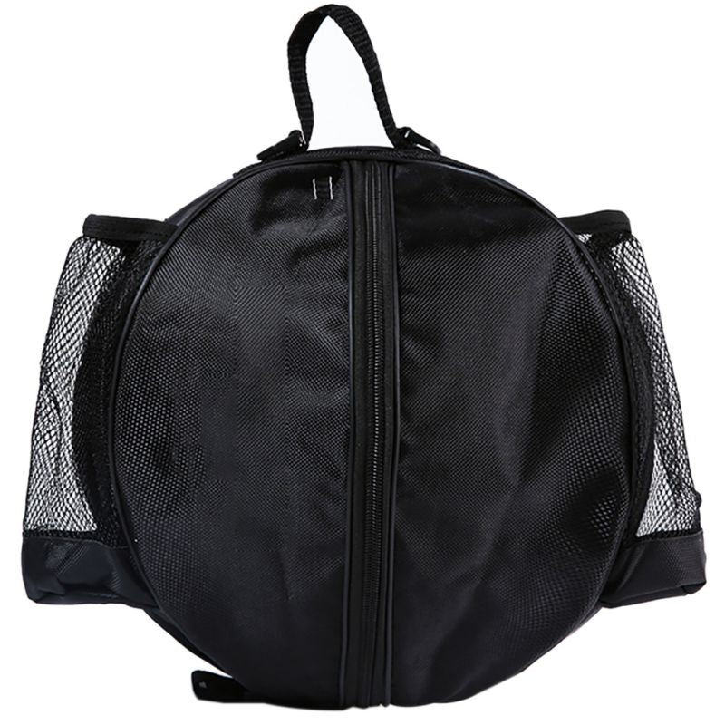 Round Shape Ball Bag Basketball Volleyball Football Backpack Adjustable Shoulder Strap Knapsacks Storage Bags - ebowsos