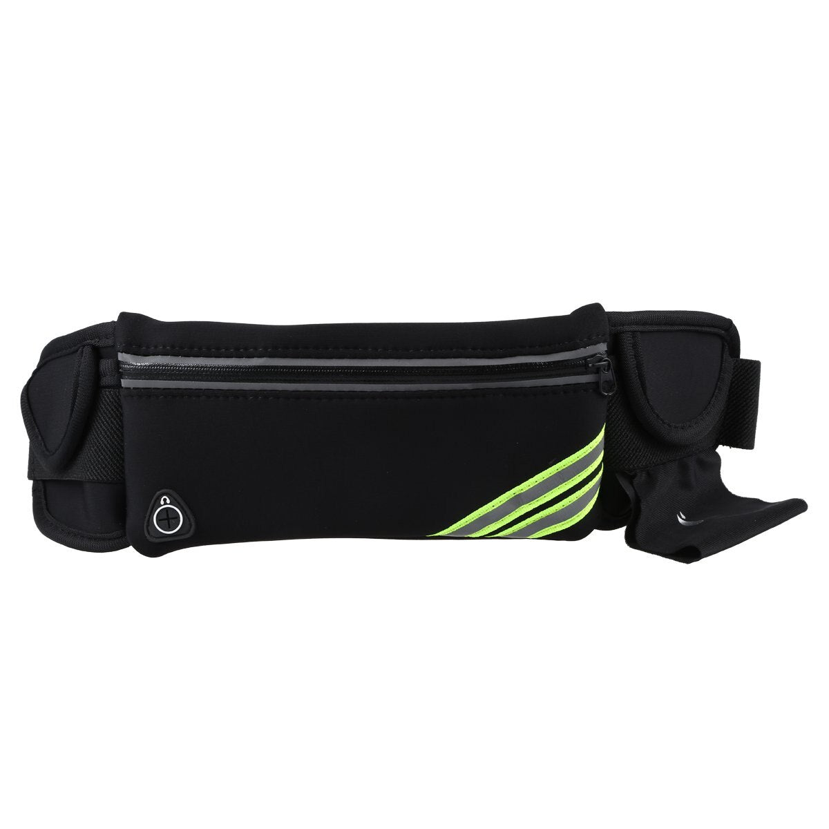 Running Belt Waist Pack Pouch Reflective Water Resistant Cell Phone Holder Bag for Workout Sports Walking Fitness Exercis - ebowsos
