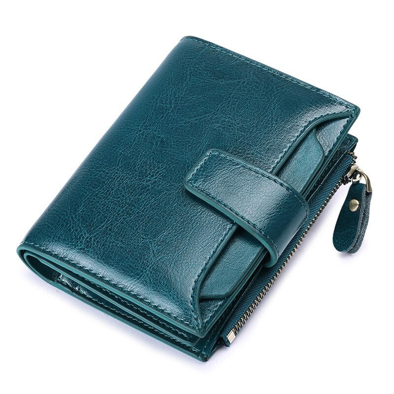 Sendefn Women'S Wallet Leather Small Luxury Brand Wallet Women Short Zipper Ladies Coin Purse Card Femme 5191-65 - ebowsos
