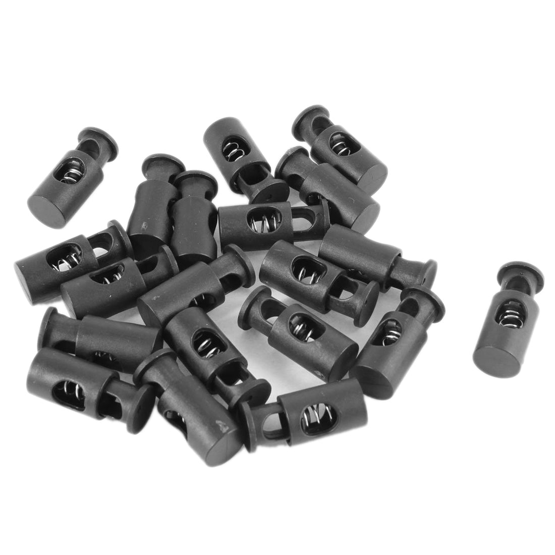 Single Hole Cord Locks Stoppers for Clothes Tent 6mm Dia 20 Pcs - ebowsos