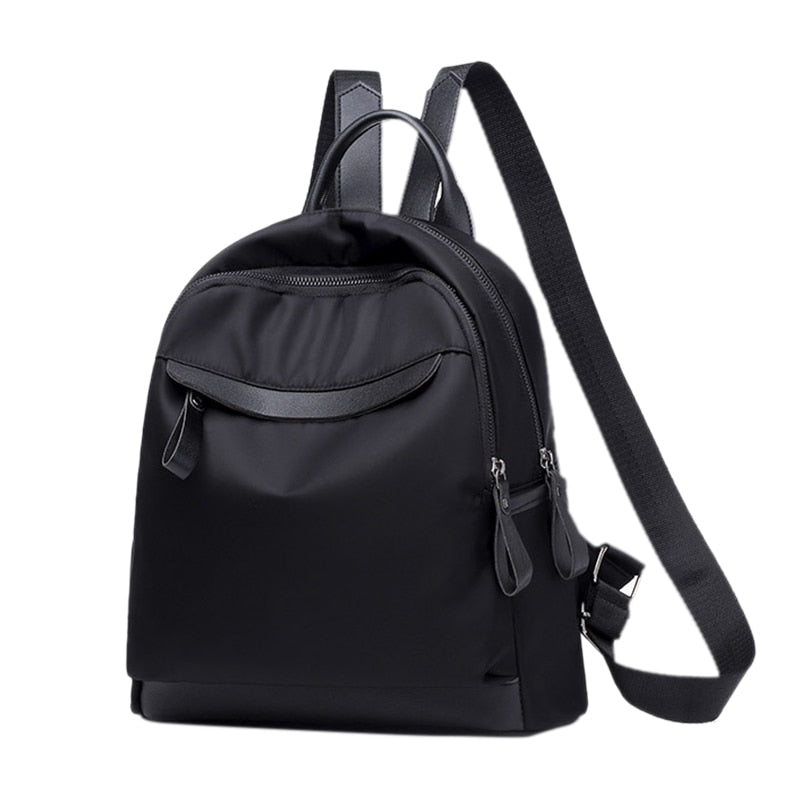 Small Fashion Backpacks for Women Daypack Waterproof Nylon Rucksack Girls School Bag - ebowsos