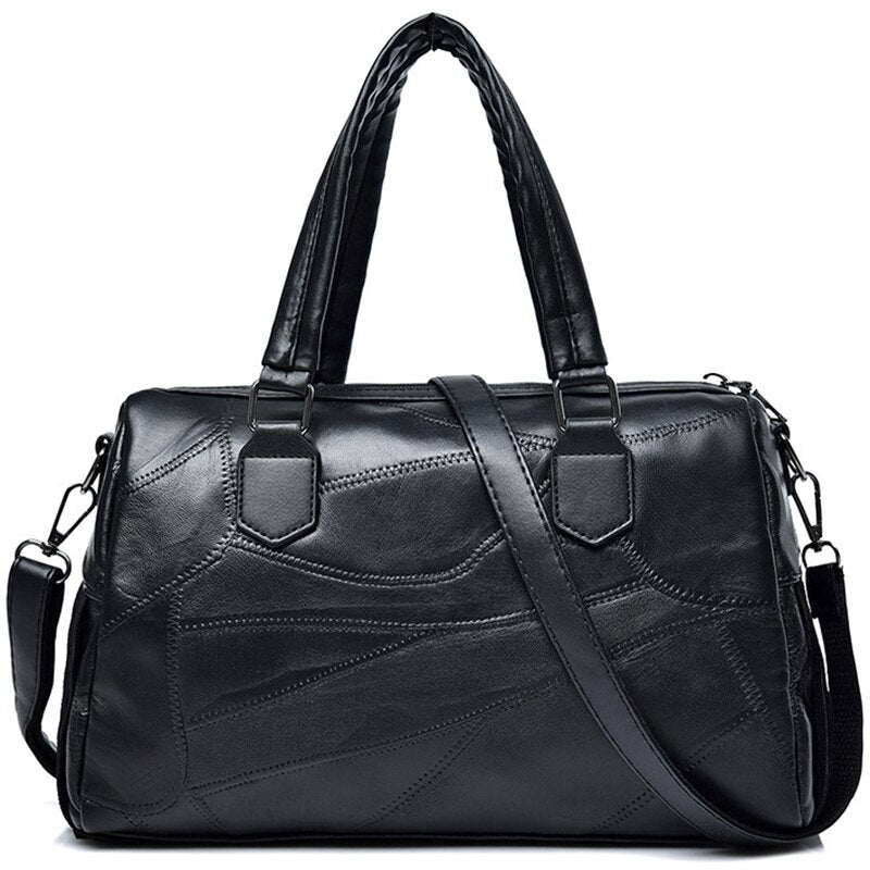 Studded Tassel Handbag Handbag Fashion Ladies Messenger Bag Tote - ebowsos