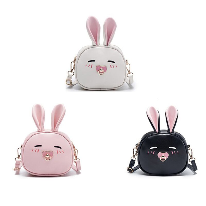 Super Cute Girls Purse Bunny Ear Shoulder Bag Messenger Bag For Girls - ebowsos
