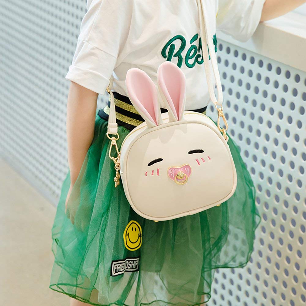 Super Cute Girls Purse Bunny Ear Shoulder Bag Messenger Bag For Girls - ebowsos