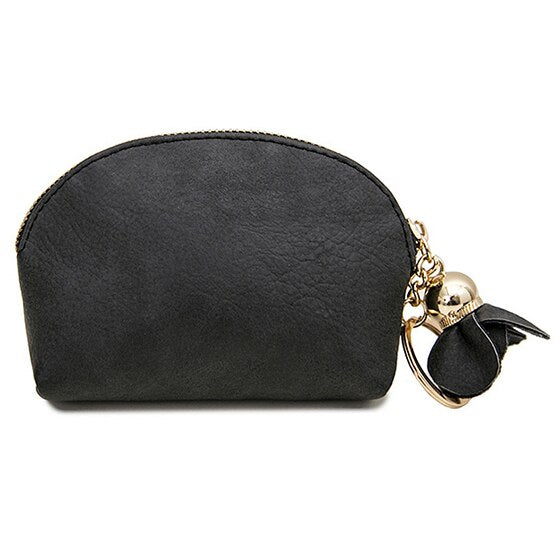 Super Women Leather Small Wallet Holder Zip Coin Purse Clutch Handbag - ebowsos