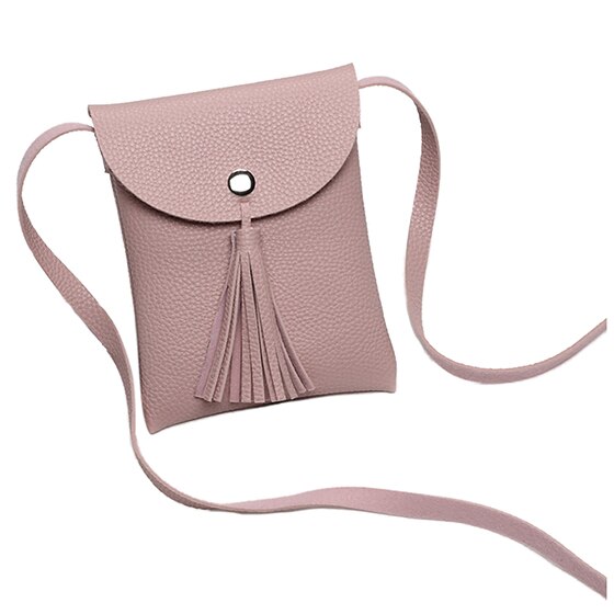 Tassel Bag Women Bag Handbags Crossbody Sling Summer Leather Over Shoulder Tassel Phone Purse Small - ebowsos