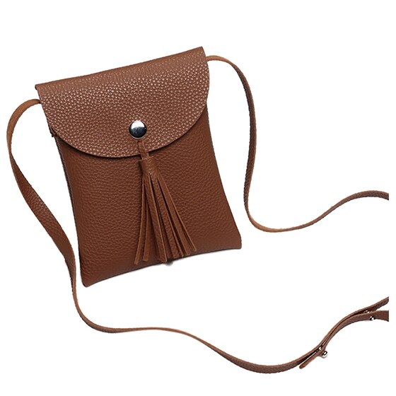 Tassel Bag Women Bag Handbags Crossbody Sling Summer Leather Over Shoulder Tassel Phone Purse Small - ebowsos