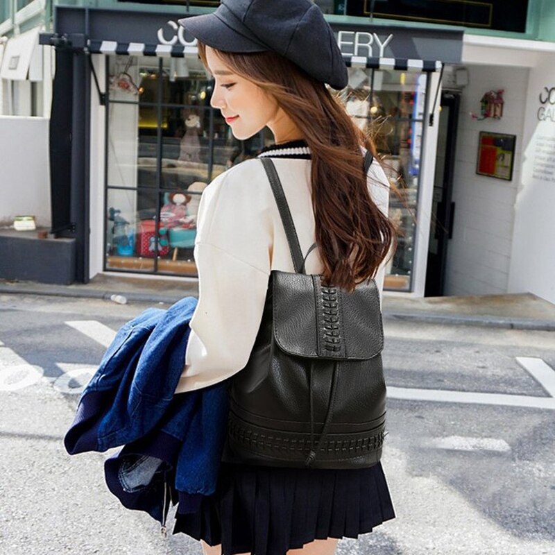 Travel Backpack Korean Women'S Backpack Casual Student Bag Handbag - ebowsos