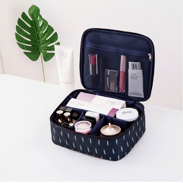 Travel fashion lady cosmetics cosmetic bag beautician storage bags large capacity Women makeup bag - ebowsos