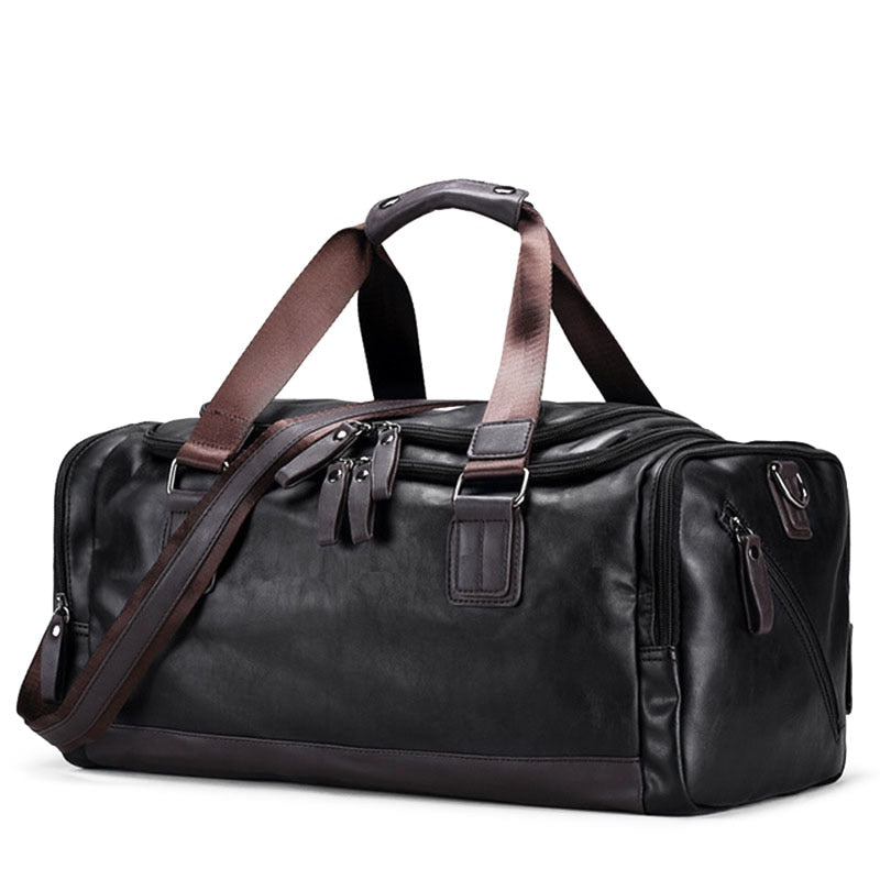 Vintage Handbags Men's Casual Tote For Men Large-Capacity Portable Shoulder Bags Men's Fashion Travel Bags Package - ebowsos