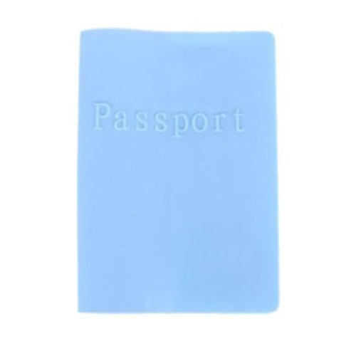 Waterproof Silica gel Passport Cover Case Travel Ticket Holder 13cm*9.3cm, purple - ebowsos