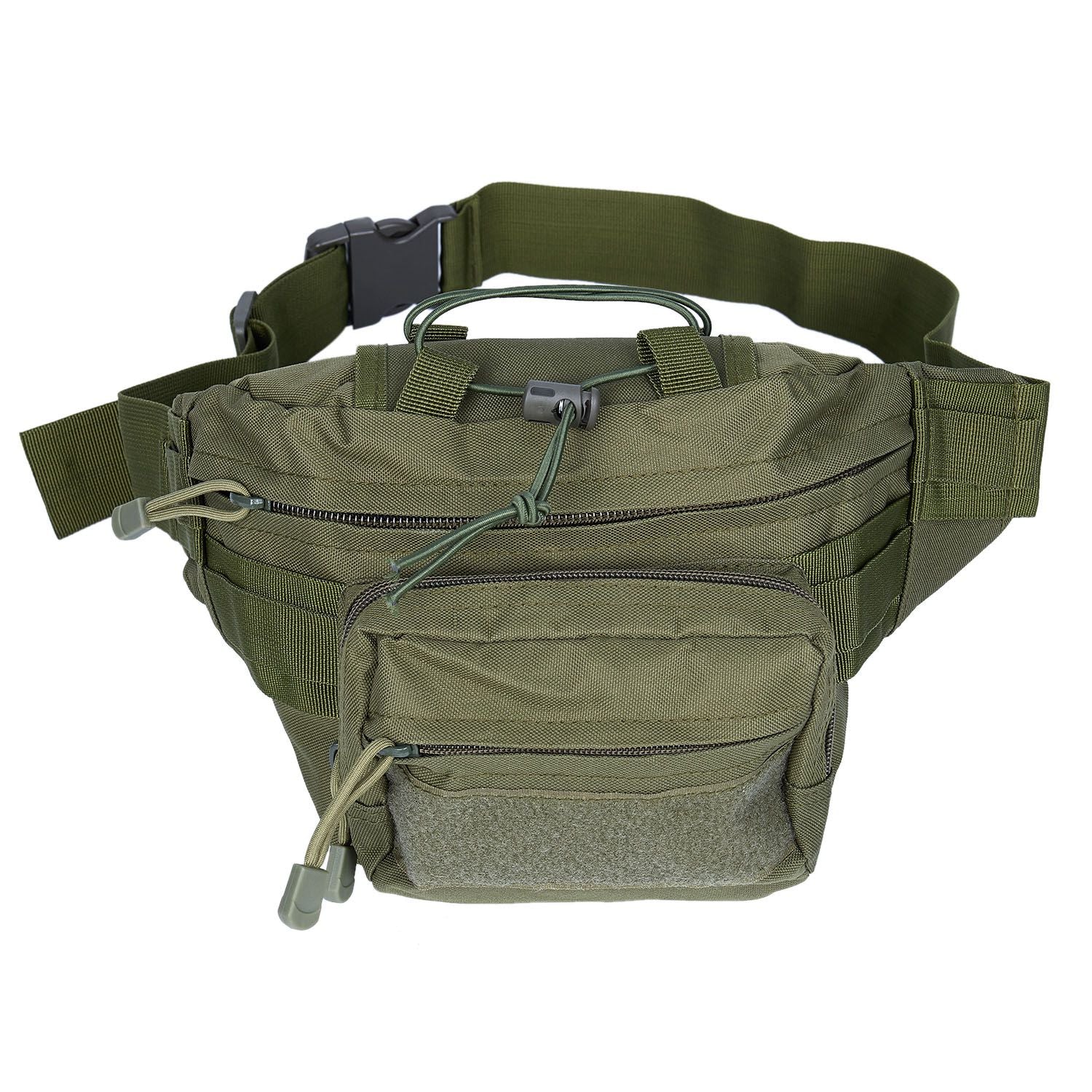 Waterproof Zipper Bags Banana Sports Waist Bag with Adjustable Belt - ebowsos