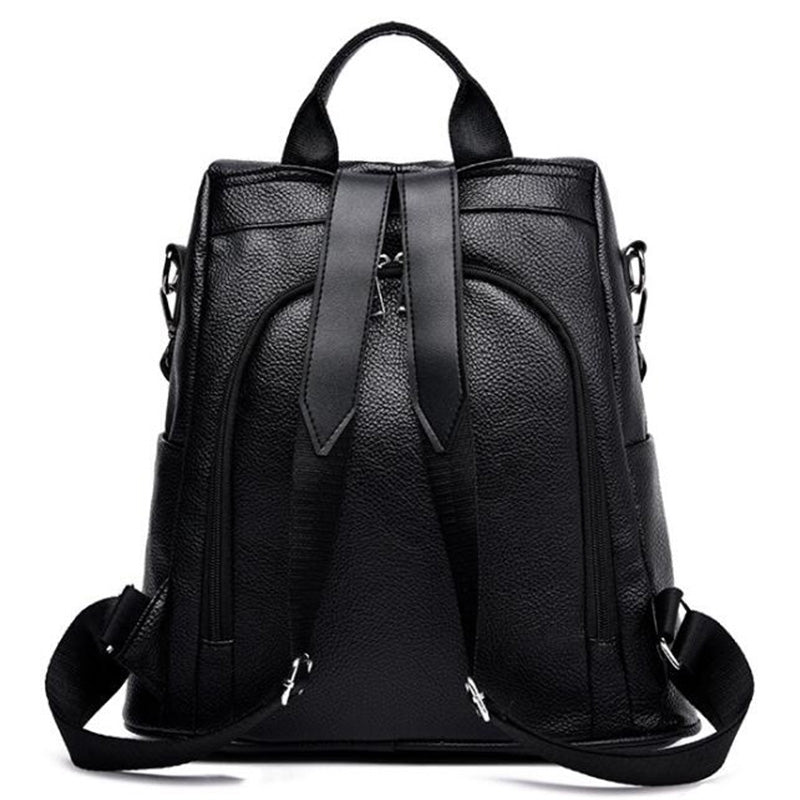 Wild Large-Capacity Anti-Theft Backpack Casual Bag Ladies Shoulder Bag Outdoor Travel Bag Backpack - ebowsos