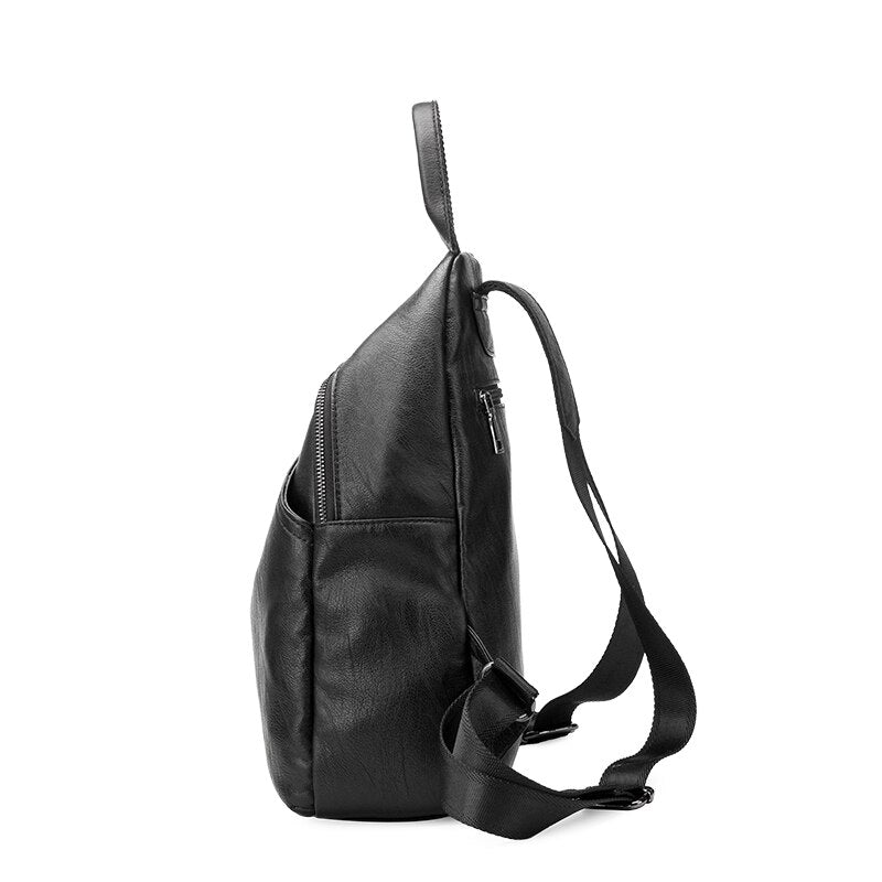 Women Backpack Women Bags Designer Casual Laptop Backpack Solid Female Trave Bag - ebowsos