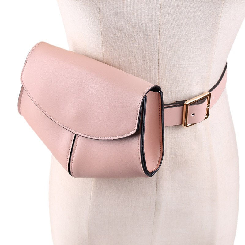 Women Fanny Pack Ladies Fashion Waist Belt Bag Mini Waist Bag Small Shoulder Bags - ebowsos