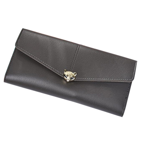 Women Fashion Leather Wallet Leisure Clutch Bag Long Purse - ebowsos