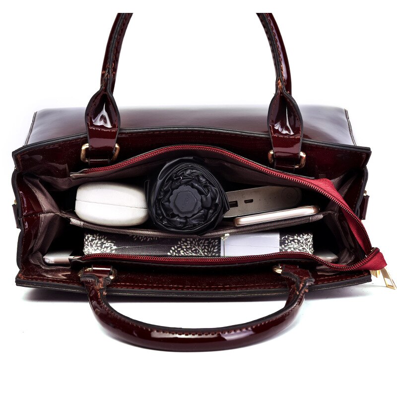 Women Handbag Leather Crossbody Bags Ladies Shoulder Bag Fashion Woman Large Tote - ebowsos