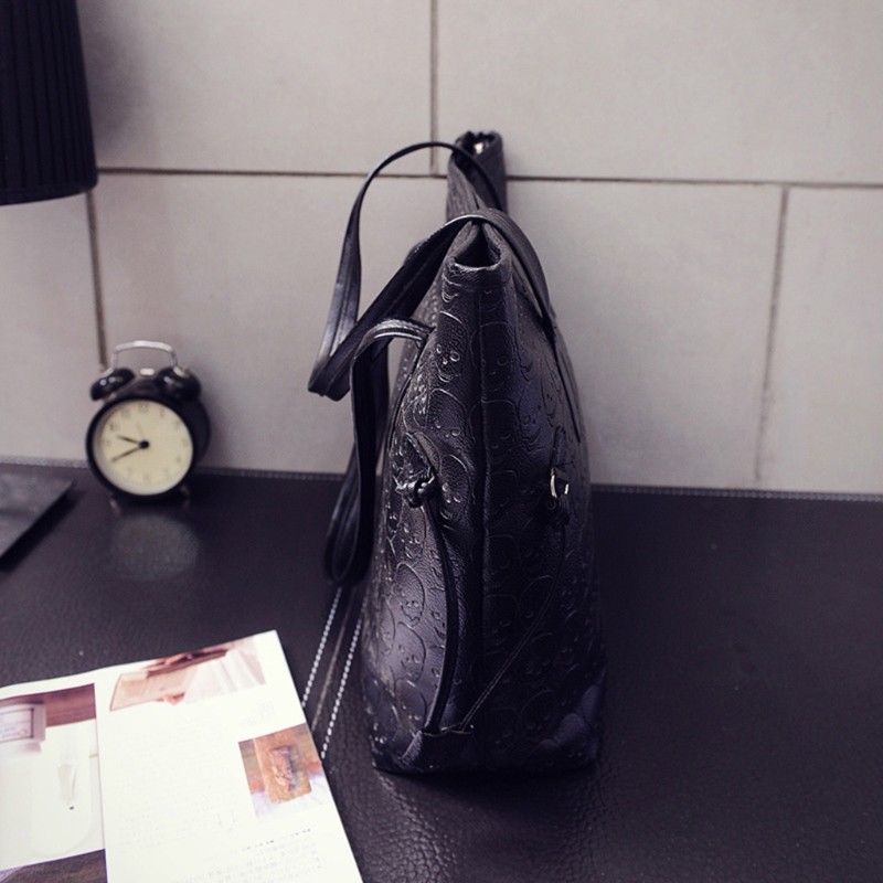 Women Handbag Shoulder Bags Tote Purse Messenger Rivet Bag - ebowsos