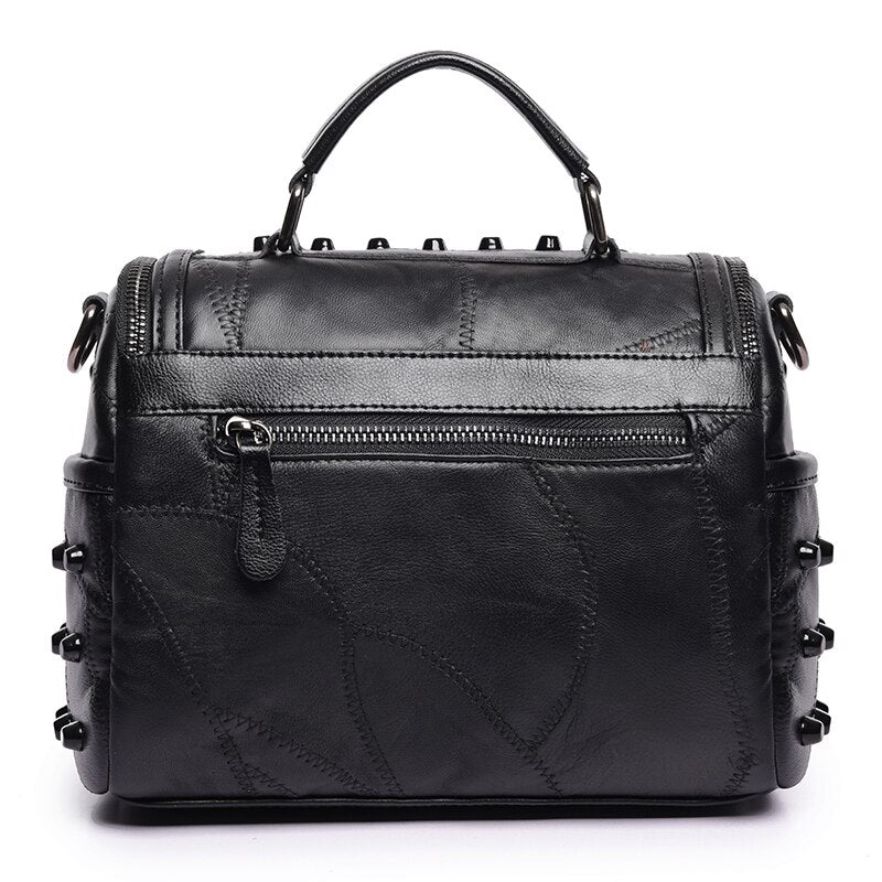 Women Leather Bag Sheepskin Messenger Bags Handbags Women Famous Brands Designer Female Handbag Shoulder Bag Sac - ebowsos