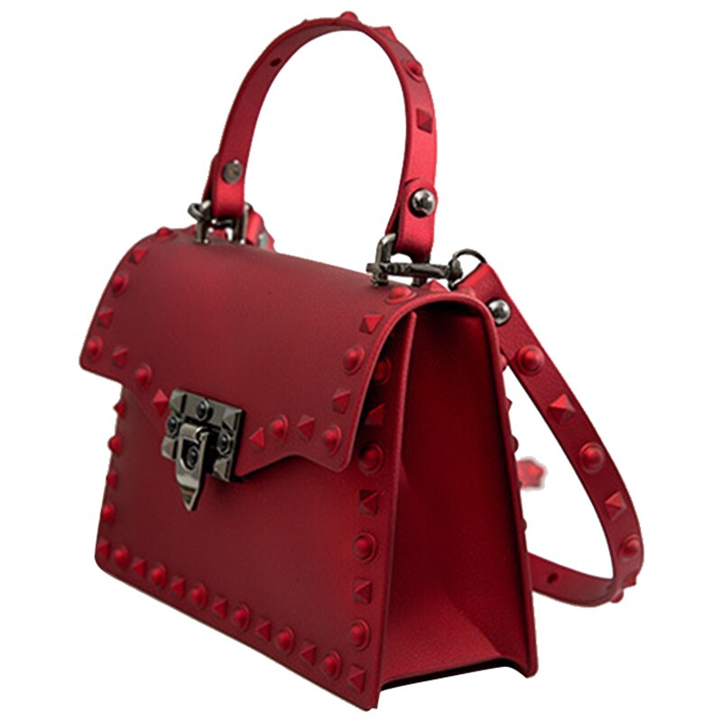 Women Messenger Bags Handbags Women Bags Designer Jelly Bag Fashion Shoulder Bag Women PVC Leather Handbags - ebowsos