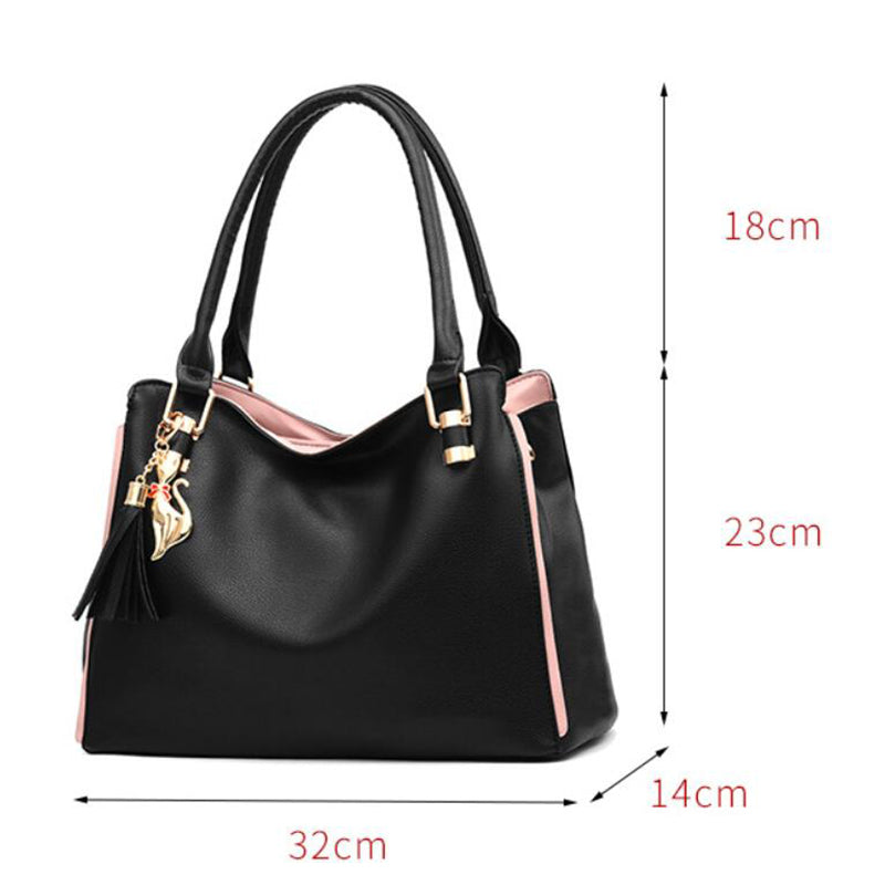 Women Messenger New Female Top-Handle Bag Girls Simple Shoulder Bags Women Handbags For Lady Totes Fashion Party Pack - ebowsos