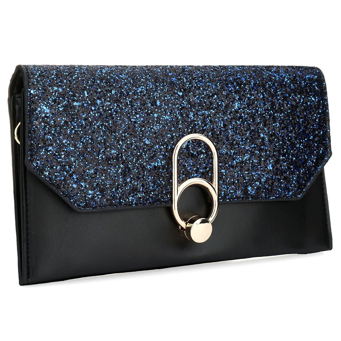Women'S Evening Envelope Clutch Bags Wristlet Purse Handbag With Adjustable Strap - ebowsos