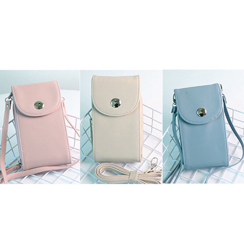 Women'S Handbag Korean Mobile Bag Simple Slant Bag Leisure Women'S Flip Single Shoulder Bag - ebowsos