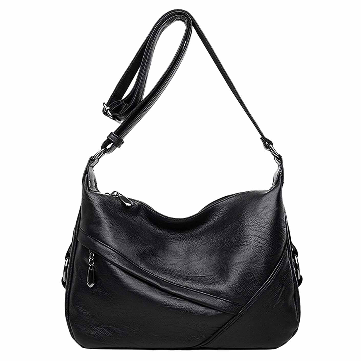 Women's Retro Sling Shoulder Bag from , Leather Crossbody Tote Handbag - ebowsos
