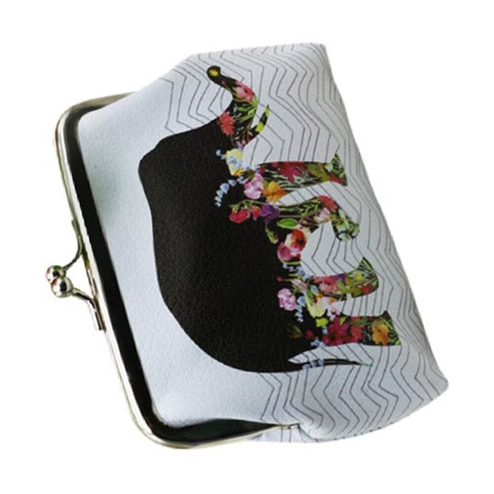 Womens Lady Wallet Bag Coin Purse Clutch Handbag (Elephant) - ebowsos