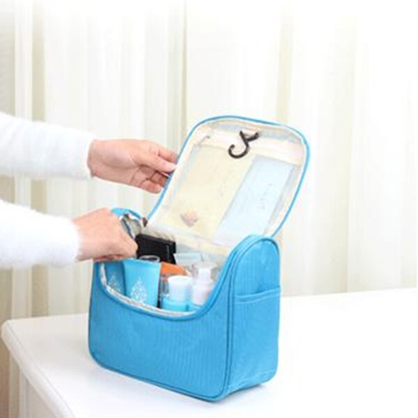 Zipper Cosmetic Bag Toiletry Bag Make-up Bag Hand Case Bag - ebowsos