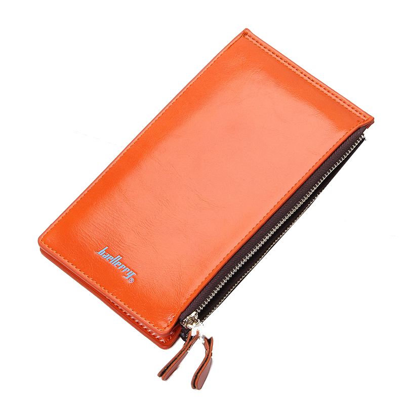 baellerry 1x PU leather Ladies long section multi-function zipper large capacity card Coin Purses - ebowsos