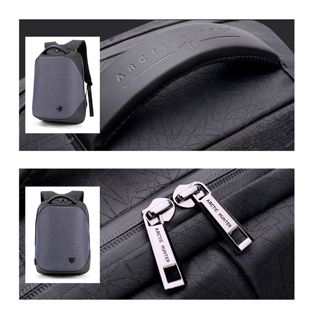 multifunctional USB charging anti-theft bag business backpack male computer bag travel bag backpack - ebowsos